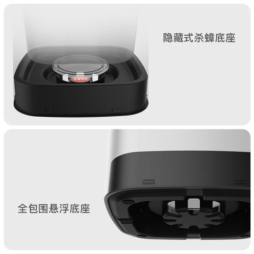 优百纳铂云系列开口卫生桶不锈钢垃圾桶8L（迷雾蓝） 商品图4