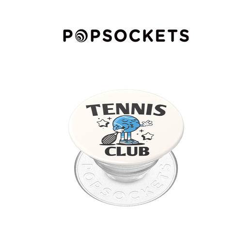1【网球俱乐部】俱乐部选手 POPGRIP泡泡骚 Graphic平面系列 白色 字母 运动 商品图0