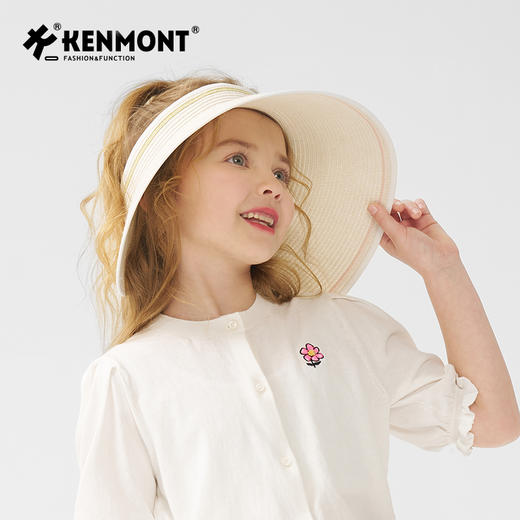 乔妈专属 卡蒙赫本度假风花边法式空顶防晒大檐帽轻薄可巻折 商品图9