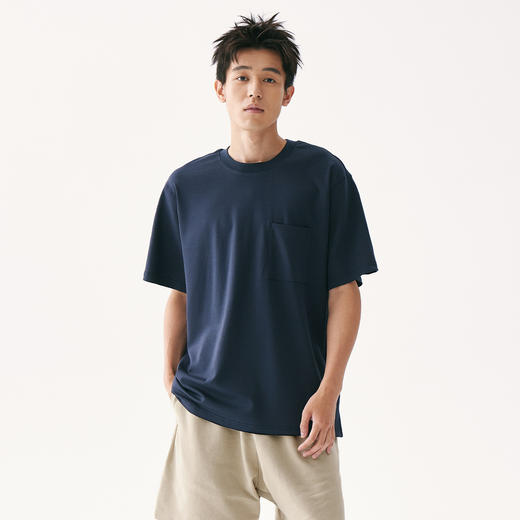 零意义meanil 男士口袋丝光棉T恤 商品图3