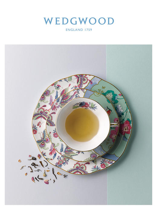 【特惠6折】WEDGWOOD花间舞蝶杯碟组骨瓷咖啡杯子高档精致奢华英式下午茶具 商品图4