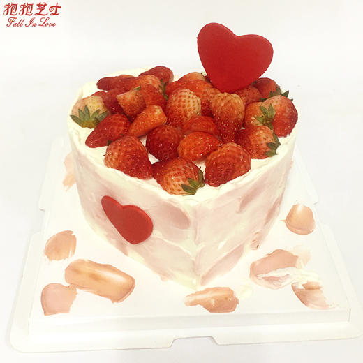 【莓好时光 爱心草莓蛋糕】 ：草莓多多，心里甜甜~ 商品图4
