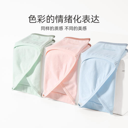 芬腾中腰内裤【4条盒装】全棉纯色女士透气日系短裤纯棉三角裤头 商品图2