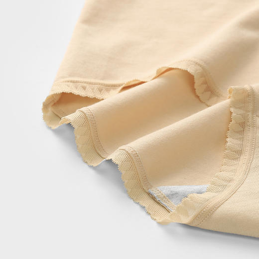 芬腾内裤舒适透气短裤棉质内档夏薄款裤衩中腰纯色少女生三角裤头 商品图3