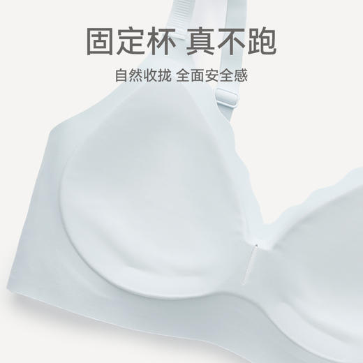 芬腾女士内衣上托聚拢防下垂文胸一片式光面无痕收副乳无钢圈胸罩 商品图1