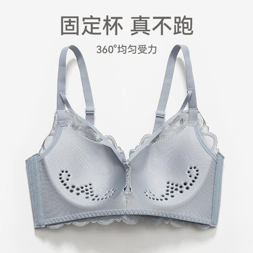芬腾女士内衣薄款性感蕾丝无钢圈文胸微聚拢防下垂舒适透气杯胸罩 商品图1