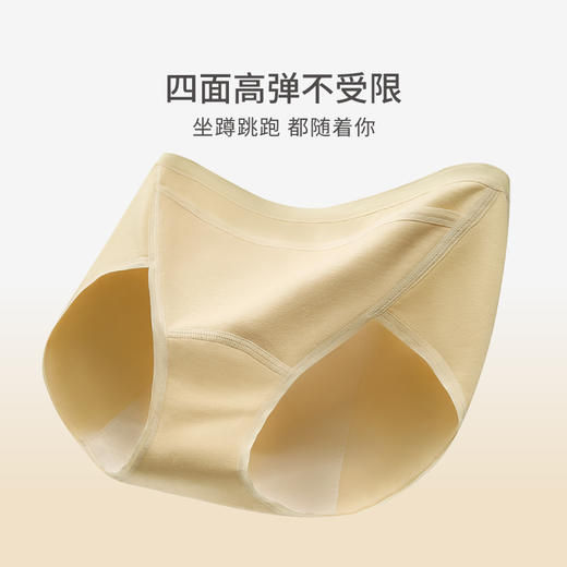 芬腾生理内裤女抗菌棉质裆经期高腰防漏安全裤月经女生姨妈卫生裤 商品图3