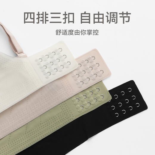 芬腾夏季冰凉感薄款内衣女无钢圈收副乳上托胸罩清凉果冻文胸 商品图4