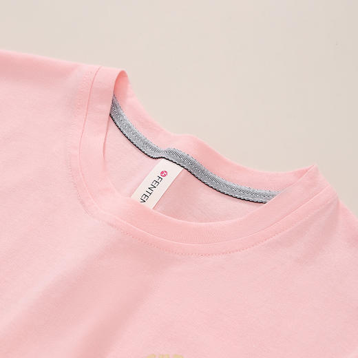 芬腾儿童睡衣女孩夏季薄款纯棉短袖中大童女童装空调家居服套装 商品图3