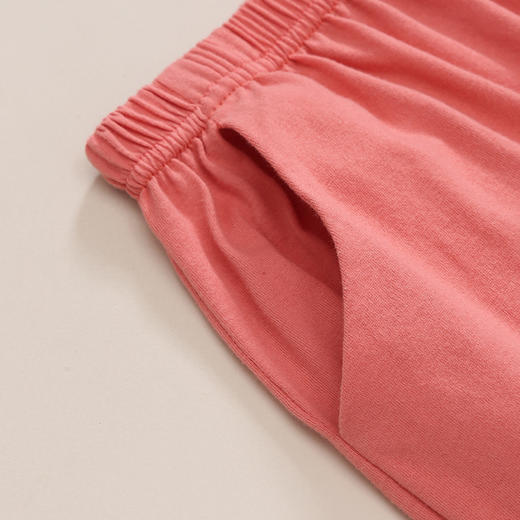 芬腾儿童睡衣女孩夏季薄款纯棉短袖中大童女童装空调家居服套装 商品图4