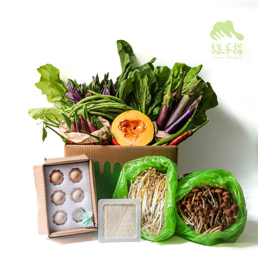 【华东仓】单人蔬菇豆蛋一年份额（客服打电话确认后发货） | 绿家自产* EcoFresh Yearly | In-House Production 商品图1