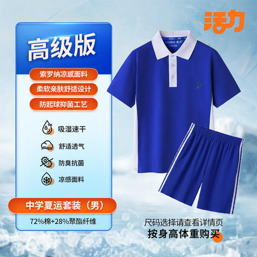 安徽省砀山中学学生运动校服【高级版】 商品图0
