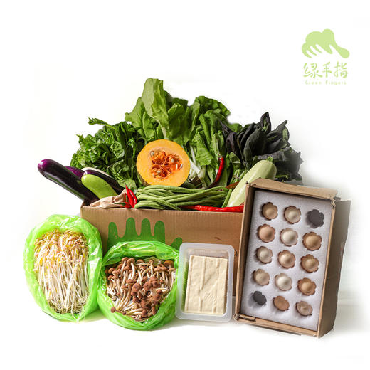 【华东仓】家庭蔬菇豆蛋体验份额（客服打电话确认后发货） | 绿家自产* EcoFresh Nine | In-House Production 商品图1