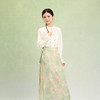 荷言HEYEN 画舫 晕染真丝织金蝴蝶一片式系带半裙高级定制 商品缩略图1