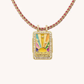 订购8周到｜MYA-BAY-RAINBOW BOHEME-彩虹 珐琅 守护符 项链［比利时设计师］