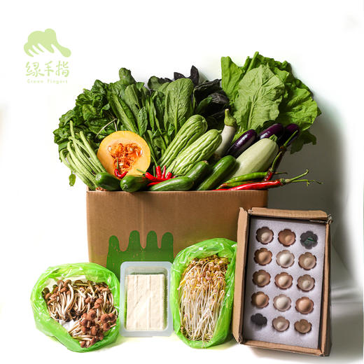 【华东仓】家庭蔬菇豆蛋一年份额（客服打电话确认后发）| 绿家自产*EcoFresh Yearly | In-House Production 商品图1