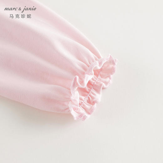 马克珍妮2024年秋装新款 女童趣味卡通兔子长袖T恤 240966 商品图4