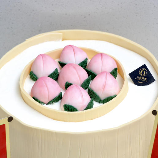 【中式寿桃蛋糕 】 商品图1