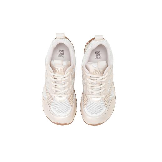 西村名物2024年秋季新款厚底超轻透气板鞋舒适运动慢跑鞋X24CM38231 商品图2