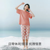 Threegun三枪 【冰泉棉】圆领短袖中裤女家居套-82310D021 商品缩略图1