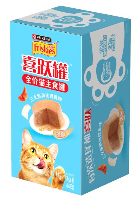 冠能喜跃全价猫主食罐系列85g 商品图1