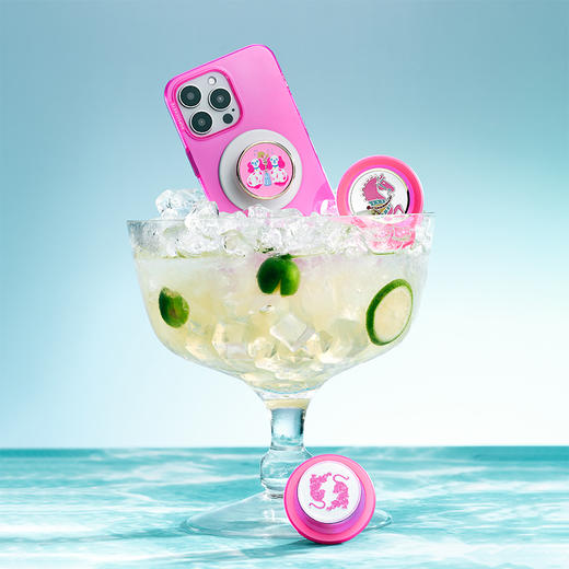 1【热带舞曲】瓶边小狗 MAGSAFE磁吸 Round圆啪嗒系列 粉色 小狗 商品图1