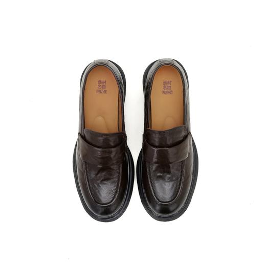 西村名物2024年秋季新款舒适平底深口单鞋乐福鞋X24CM38091 商品图6