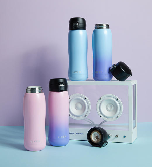 活瓷涂层跃动炫彩系列保温杯500ml 商品图4