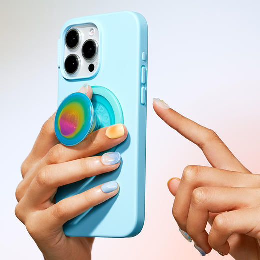1【热带舞曲】薄荷色日出 MAGSAFE磁吸 Round圆啪嗒系列 蓝色 商品图1