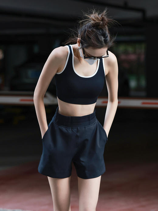 beemen 高品质云感宽松运动短裤 面料柔软亲肤  无内衬 宽大无束缚 高腰显腿长 商品图1