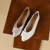 西村名物2024年秋季新款小尖头舒适低跟浅口单鞋X24CEX24CE38491 商品缩略图0