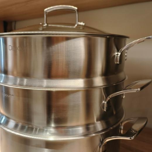 DP055 戴德汤锅蒸锅连双层蒸格套装32cmGF011戴德汤锅连双层蒸格套装28cm 商品图5