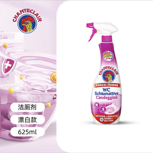 大公鸡管家马桶清洁剂漂白粉625ml 商品图0