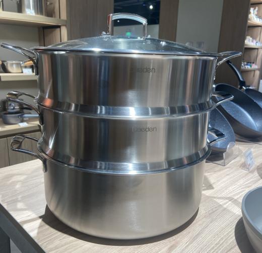 DP055 戴德汤锅蒸锅连双层蒸格套装32cmGF011戴德汤锅连双层蒸格套装28cm 商品图3