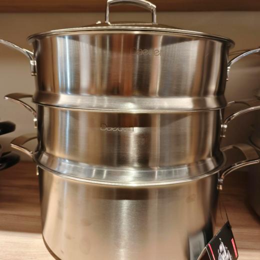 DP055 戴德汤锅蒸锅连双层蒸格套装32cmGF011戴德汤锅连双层蒸格套装28cm 商品图6