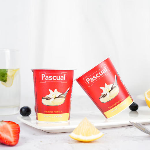 帕斯卡风味酸奶草莓味/蓝莓味/香草味120g*4 优质奶源醇厚细腻口感 025653/025654/025656 商品图3
