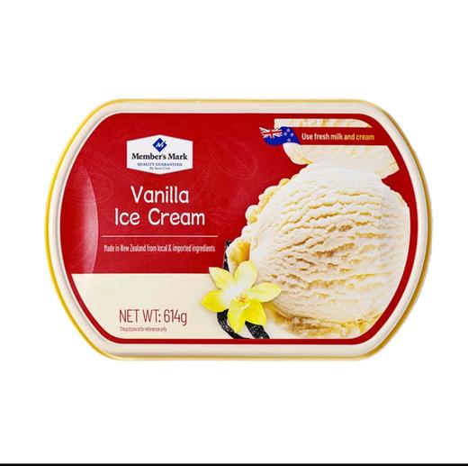 MM新西兰进口香草风味冰淇淋 614g 商品图0