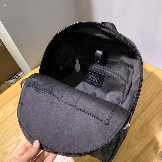 KC 蔻家男款双肩包pvc配皮条纹背包 奥莱订单 商品图4