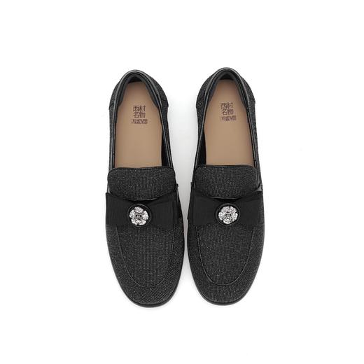 西村名物2024年秋季新款舒适平底轻便乐福鞋深口单鞋X24CM37741 商品图4