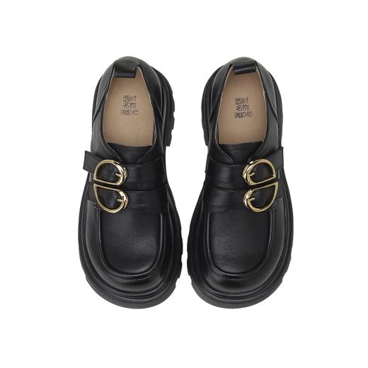 西村名物2024年秋季新款舒适平底轻便乐福鞋深口单鞋X24CM37861 商品图4