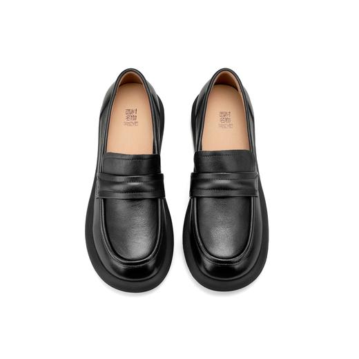 西村名物2024年秋季新款舒适平底轻便乐福鞋深口单鞋X24CM38151 商品图6