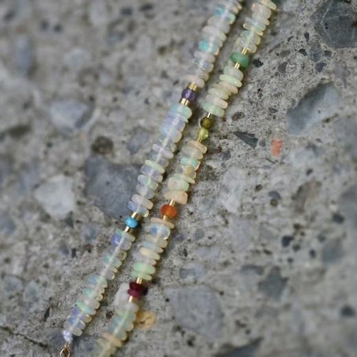 SpoiledBrat Jewelry彩虹欧泊项链手链 商品图1