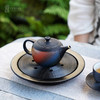 【样品特惠4折，无原包装仅1套，无货退款】陆宝高档彩釉茶具茶壶茶盘 宇宙星河环宇 家用客厅整套功夫茶具套装（1壶1海4杯） 商品缩略图9