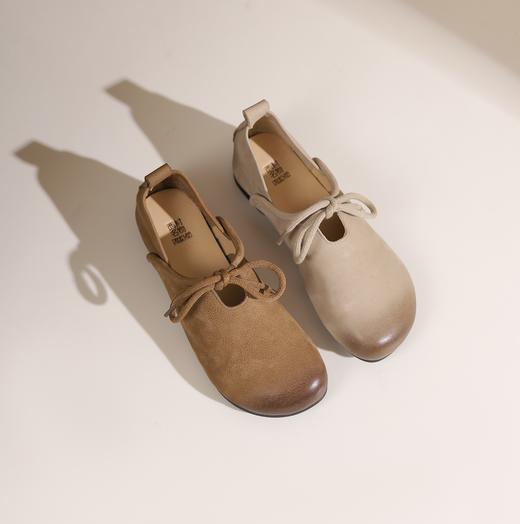 西村名物2024年秋季新款舒适平底轻便乐福鞋深口单鞋X24CM37871 商品图0