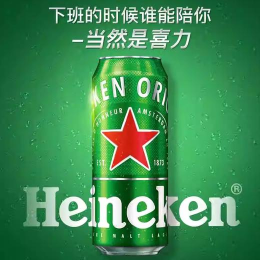 喜力啤酒全麦酿造罐装500ml全麦酿造三酉喜力欧冠装随机 商品图0