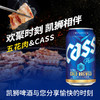 1组6罐 韩国原装进口啤酒cass凯狮啤酒原味啤酒355ml/罐 商品缩略图1