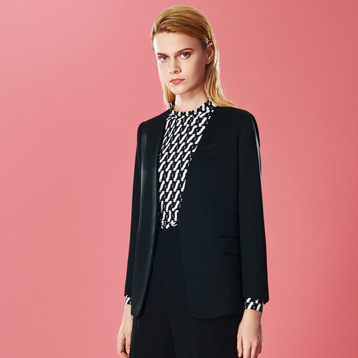 EITIE爱特爱优雅气质通勤干练收腰西装外套秋季新款7903605 商品图2