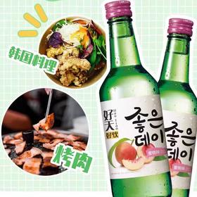韩国好天好饮果味烧酒水蜜桃味360ml非清酒