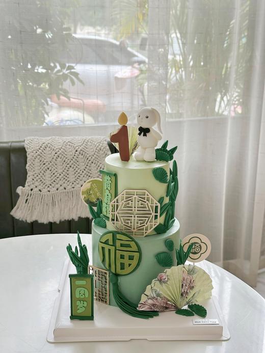 周岁礼 家有福星 · 奶油霜翻糖装饰蛋糕 商品图3