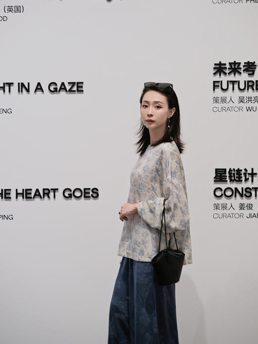  瑕疵|STJINGx凯喜雅x故宫|千里江山玥升阔腿裤-青雀头黛[特价品] 商品图2